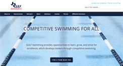 Desktop Screenshot of gulfswimming.org