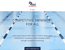 Tablet Screenshot of gulfswimming.org